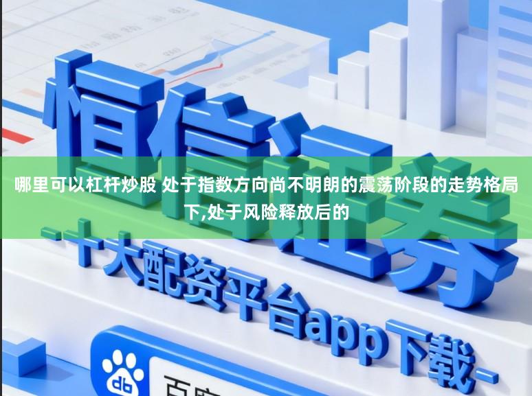 哪里可以杠杆炒股 处于指数方向尚不明朗的震荡阶段的走势格局下,处于风险释放后的