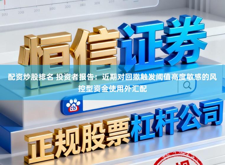 配资炒股排名 投资者报告：近期对回撤触发阈值高度敏感的风控型资金使用外汇配
